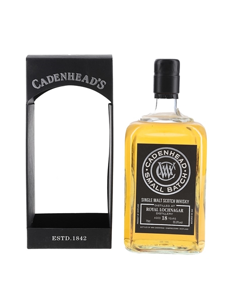 Royal Lochnagar 18 Year Old Small Batch - Cadenhead's 70cl / 55.9%