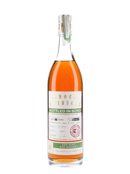 Doc Swinson's 7 Year Old Straight Rye Whiskey Bottled In Bond - Bottled 2023 75cl / 50%