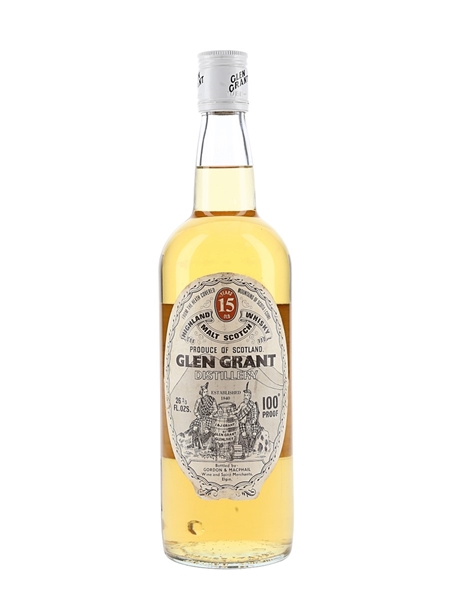Glen Grant 15 Year Old - 100 Proof Bottled 1970s 75.7cl / 57%