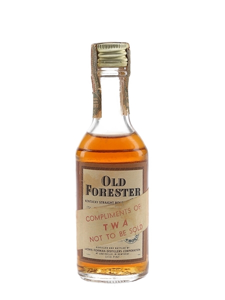 Old Forester 100 Proof Bottled In Bond Made 1953 & Bottled 1959 4.7cl / 50%