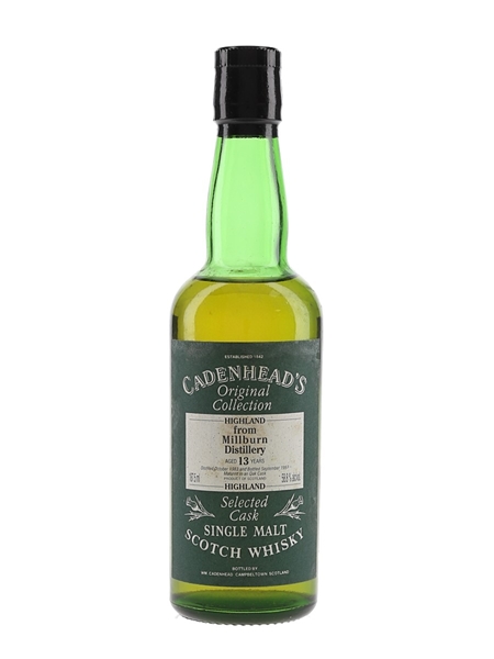 Millburn 1983 13 Year Old Bottled 1997 - Cadenhead's 18.75cl / 58.8%