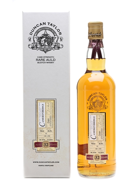 Cameronbridge 1978 32 Year Old - Duncan Taylor 70cl / 56.8%