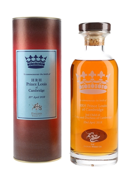 English Whisky Co. HRH Prince Louis of Cambridge Bottled 2018 70cl / 46%