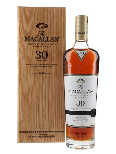 Macallan 30 Year Old Annual 2022 Release 70cl / 43%