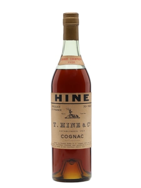 Hine 1928 Grande Champagne Cognac Bottled 1960s 75cl