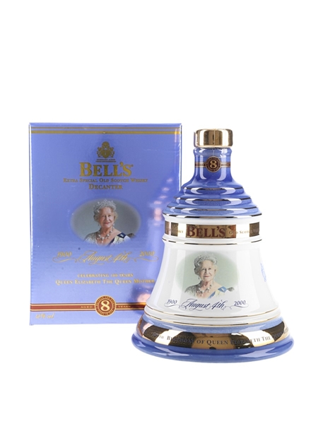 Bell's 8 Year Old Ceramic Decanter The Queen Mother's 100th Birthday 70cl / 40%