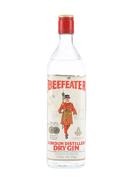 Beefeater London Distilled Dry Gin Bottled 1970s 75.7cl / 40%