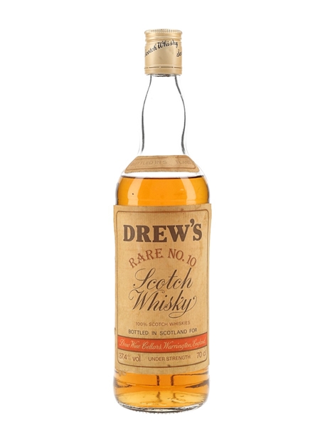 Drew's Rare No.10 Scotch Whisky Bottled 1980s - Under Strength 70cl / 37.4%