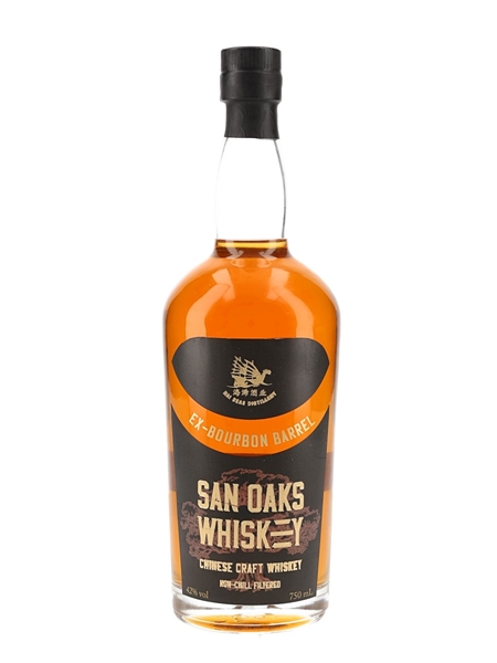San Oaks Whiskey - Cask No XB-8 Chinese Craft Whiskey - Ex- Bourbon Barrel 75cl / 42%