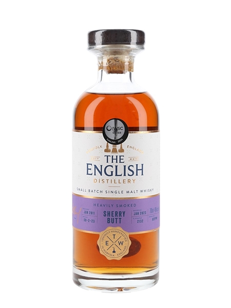The English 2023 Limited Release - Heavily Smoked Bottled 2023 - Sherry Butt 70cl / 46%