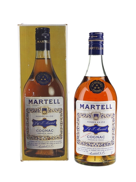 Martell 3 Star VS Bottled 1970s 68cl / 40%