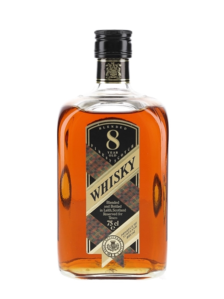Tesco 8 Year Old Finest Old Matured Scotch Whisky Bottled 1980s 75cl / 40%
