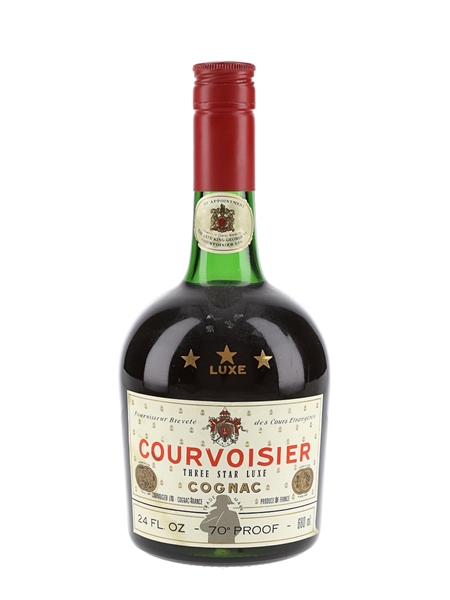 Courvoisier 3 Star Luxe Bottled 1970s 68cl / 40%
