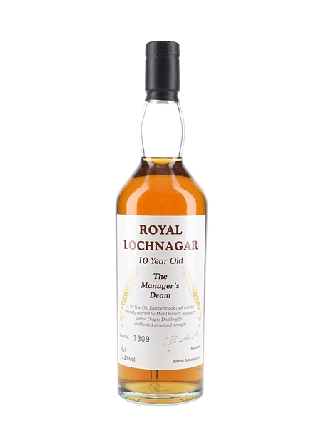 Royal Lochnagar 10 Year Old Bottled 2006 - The Manager's Dram 70cl / 57.2%