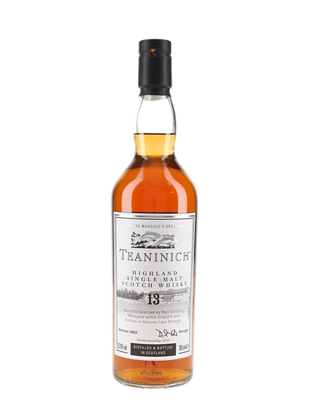 Teaninich 13 Year Old Bottled 2022 - The Manager's Dram 70cl / 52.9%