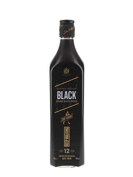 Johnnie Walker Black 12 Year Old Keep Walking - 200th Anniversary 70cl / 40%