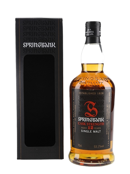 Springbank 12 Year Old Cask Strength  70cl / 53.1%