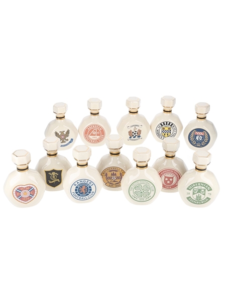 Pointers Ceramic Decanters Blended Scotch Whisky Scottish Premiership 2018-19 12 x 10cl / 40%