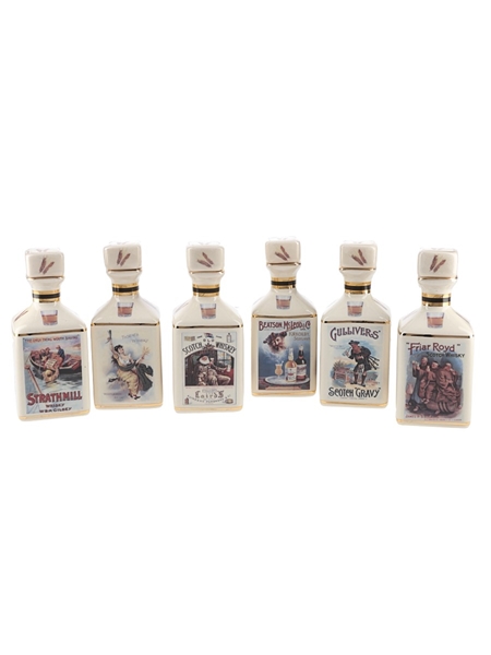 Pointers Ceramic Decanters  6 x 10cl