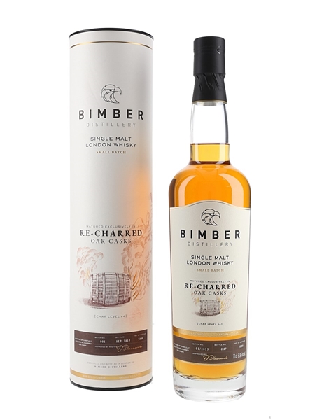 Bimber Small Batch Re-Charred Oak Casks Bottled 2019 - Batch No. 01-2019 70cl / 51.9%