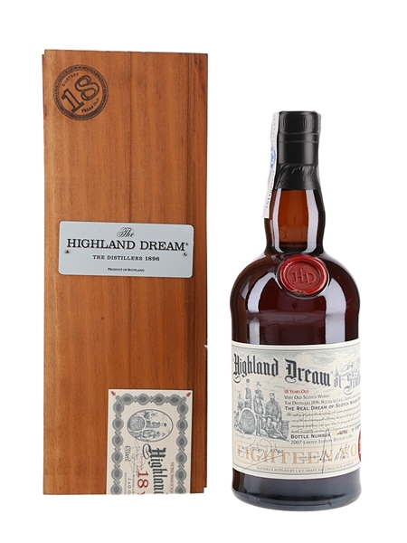 Highland Dream 18 Year Old  70cl / 43%