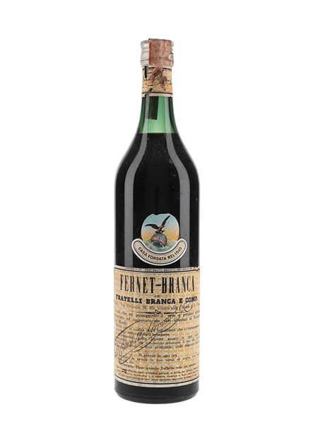 Fernet Branca Bottled 1970s 100cl / 45%