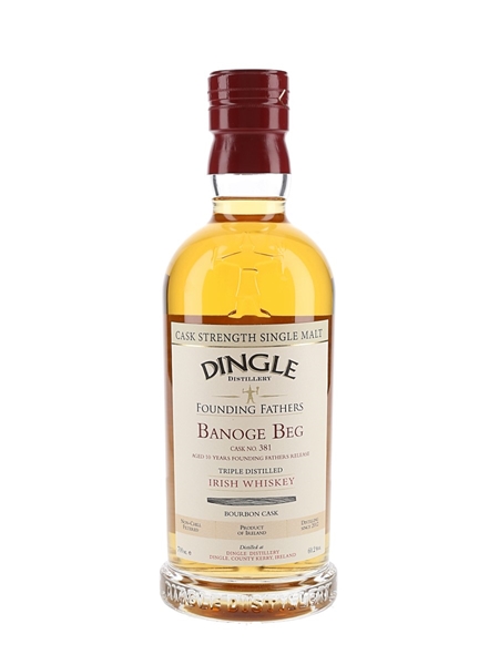 Dingle 10 Year Old Cask Strength Single Malt Cask No. 381 Founding Fathers Banoge Beg 70cl / 60.2%