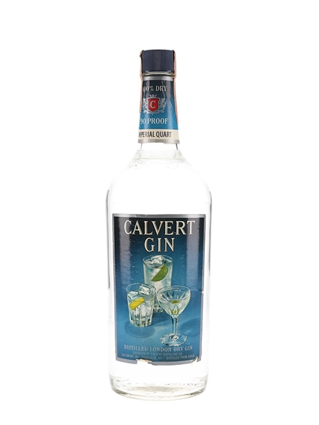 Calvert Distilled London Dry Gin Bottled 1970s 113cl / 45%