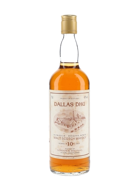 Dallas Dhu 10 Year Old Bottled 1980s - Gordon & MacPhail 75cl / 40%