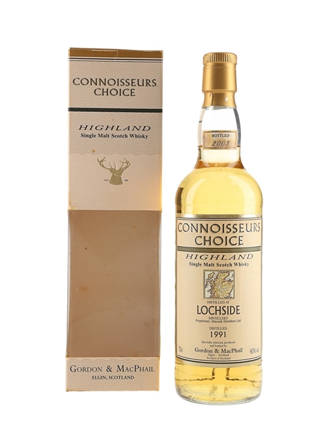 Lochside 1991 Connoisseurs Choice Bottled 2003  - Gordon & MacPhail 70cl / 43%