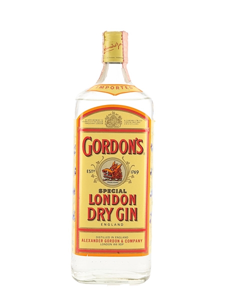 Gordon's Dry Gin Bottled 1990s - Siegenrhaler 100cl / 40%