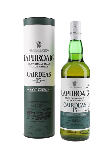 Laphroaig Cairdeas 2001 15 Year Old Friends Of Laphroaig - Signed 70cl / 43%