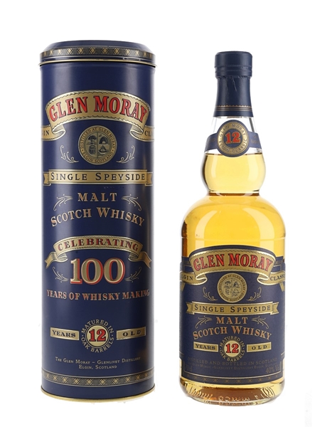 Glen Moray 12 Year Old Bottled 1990s 70cl / 40%