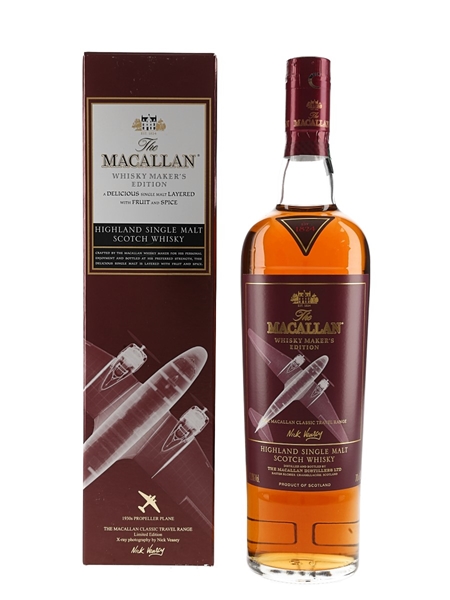 Macallan Whisky Maker's Edition Classic Travel Range - 1930s Propeller Plane 70cl / 42.8%