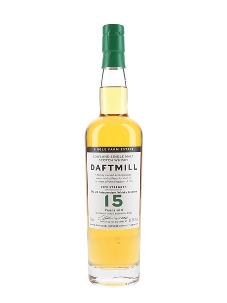 Daftmill 2007 15 Year Old Bottled 2023 - Fife Strength 70cl / 56.3%
