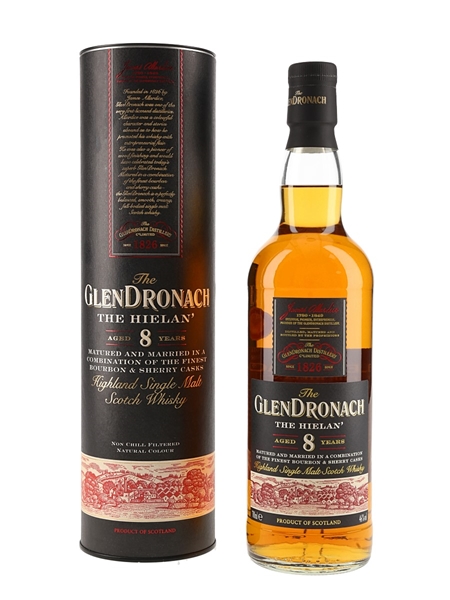 Glendronach 8 Year Old The Hielan Bottled 2015 70cl / 46%