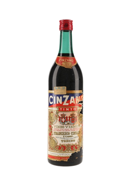 Cinzano Tinto Vermouth Bottled 1960s - Portugal 100cl / 16%