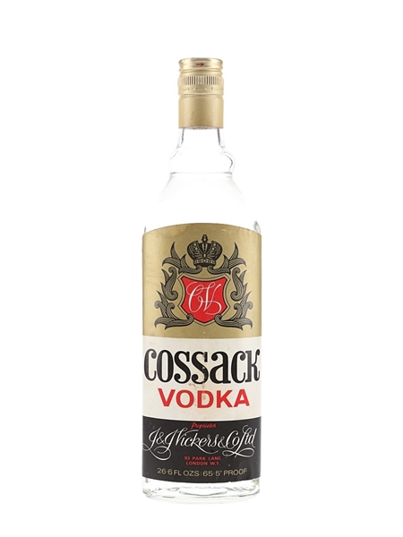 Cossack Vodka Bottled 1970s 75.7cl / 37.5%