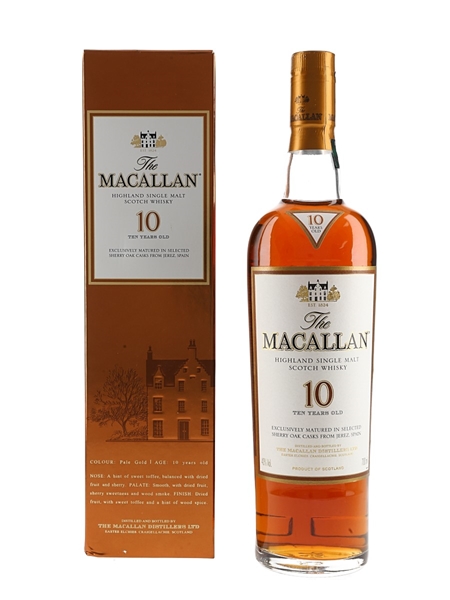 Macallan 10 Year Old Sherry Oak Bottled 2000s 70cl / 40%