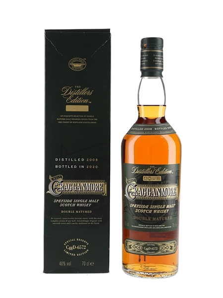Cragganmore 2008 Distillers Edition Bottled 2020 70cl / 40%