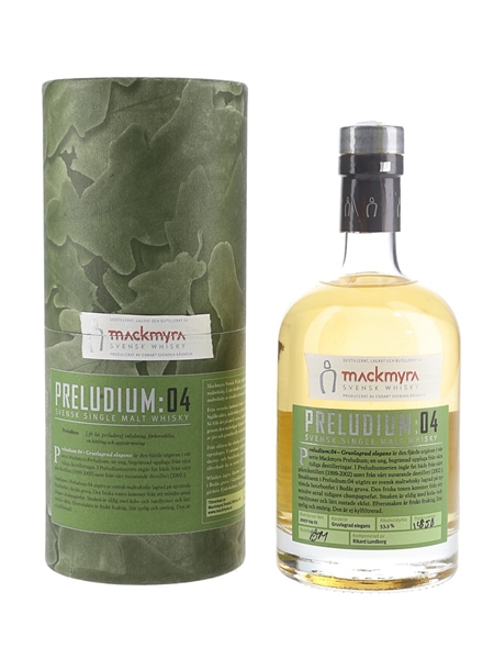 Mackmyra Preludium 04 Bottled 2007 50cl / 53.3%
