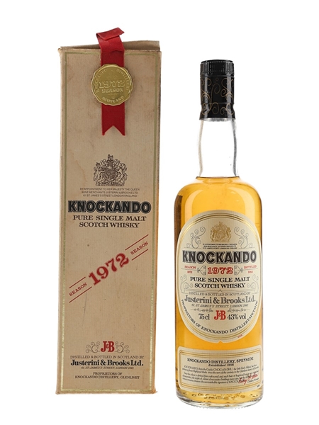 Knockando 1972 Bottled 1983 - Justerini & Brooks 75cl / 43%