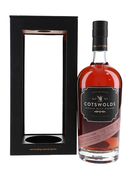 Cotswolds Distillery Single Cask English Single Malt Bottled 2021 70cl / 58.4%