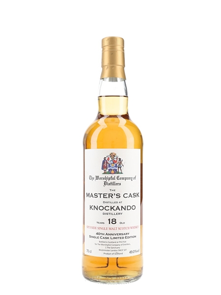 Knockando 18 Year Old Master's Cask 40th Anniversary 70cl / 49%