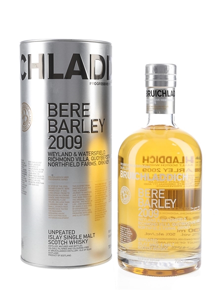 Bruichladdich 2009 Bere Barley Bottled 2015 - Travel Retail 70cl / 50%