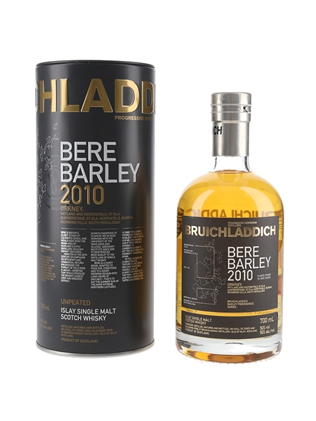 Bruichladdich 2010 8 Year Old Bere Barley Bottled 2019 70cl / 50%