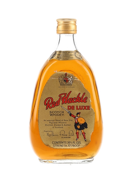 Red Hackle De Luxe Bottled 1970s 75.7cl / 40%
