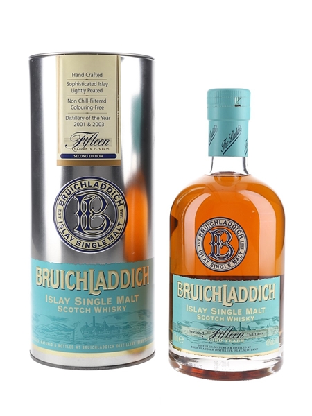 Bruichladdich 15 Year Old Bottled 2008 - Second Edition 70cl / 46%