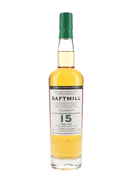 Daftmill 2007 15 Year Old Bottled 2023 - Fife Strength 70cl / 56.3%