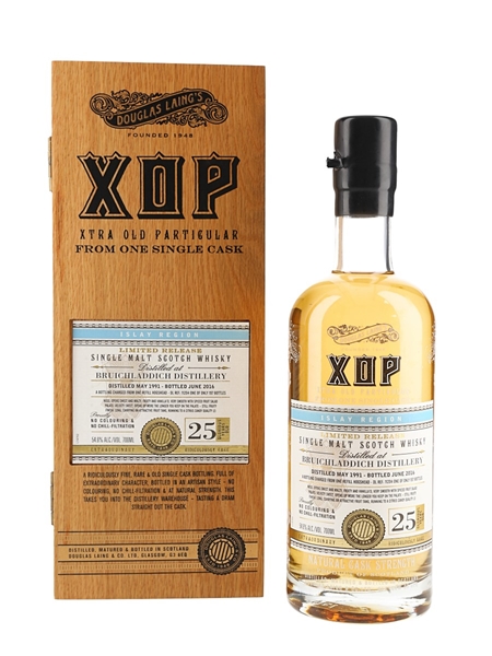 Bruichladdich 1991 25 Year Old XOP Bottled 2016 - Douglas Laing 70cl / 54.6%